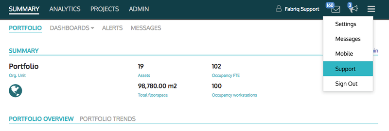 Fabriq Support Portal