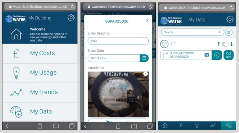 WaterDeck Meter Reading